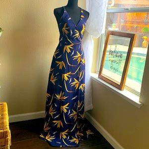 NWT Jenn brand open slit Maxi dress